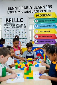Bennie Early Learners Literacy & Language Centre (BELLLC) offers structured early years English and literacy programs for children aged 3–12. Our services focus on phonics development, vocabulary building, storytelling, listening skills, and expressive speech through play-based activities. Lessons include songs, movement, games, shared reading, and creative tasks that support whole-child development.